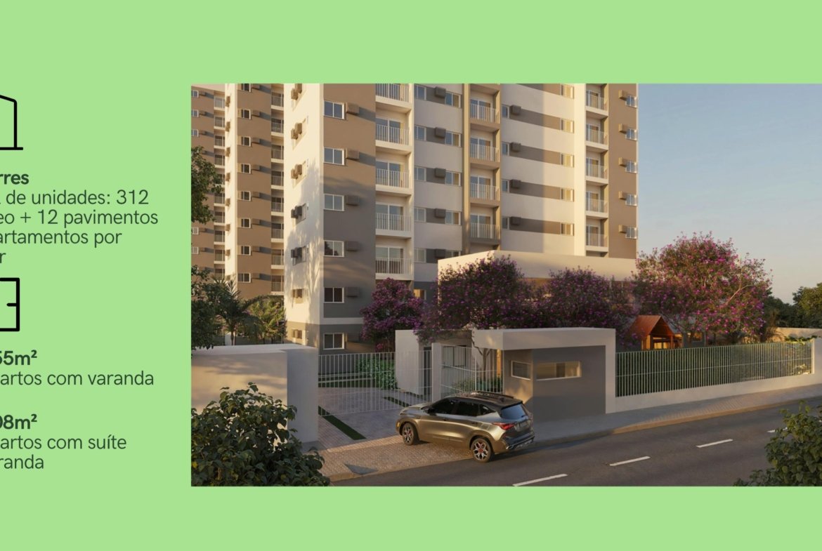 Apartamento Minha Casa Minha Vida no Barro