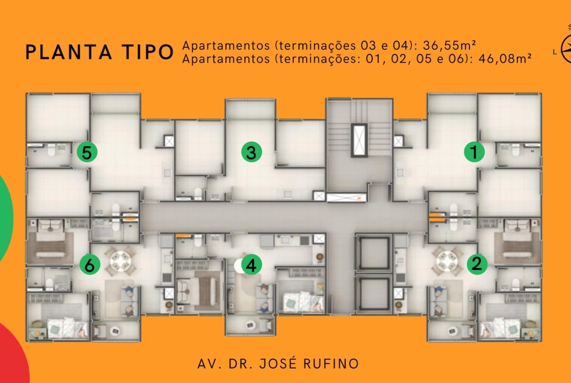 Apartamento Minha Casa Minha Vida no Barro