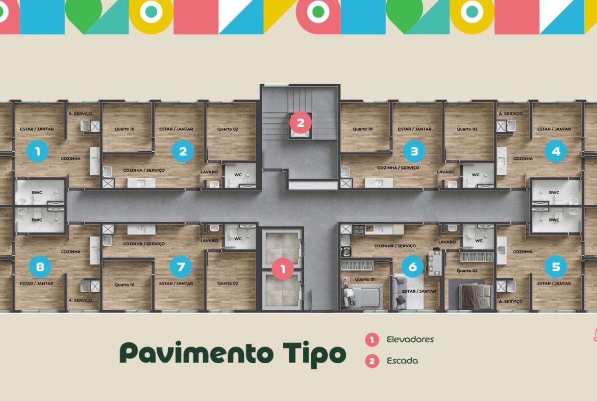 Apartamento Minha Casa Minha Vida em San Martin