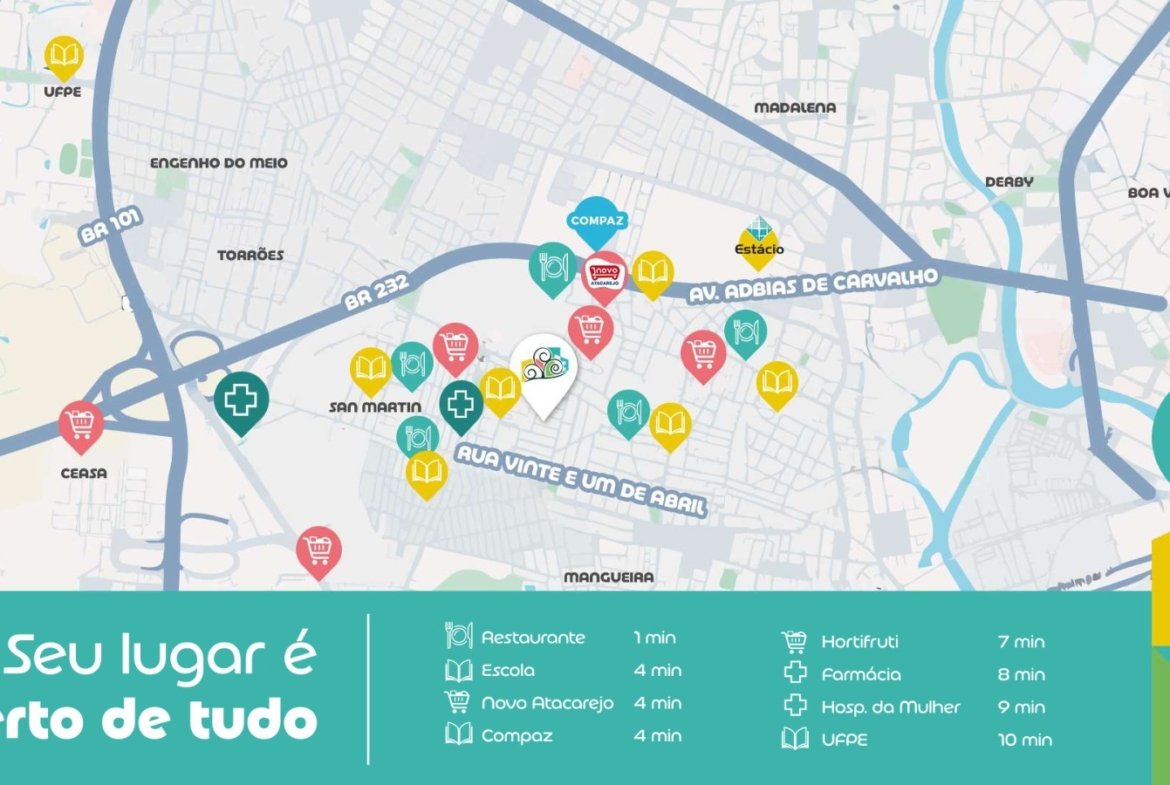 Apartamento Minha Casa Minha Vida em San Martin