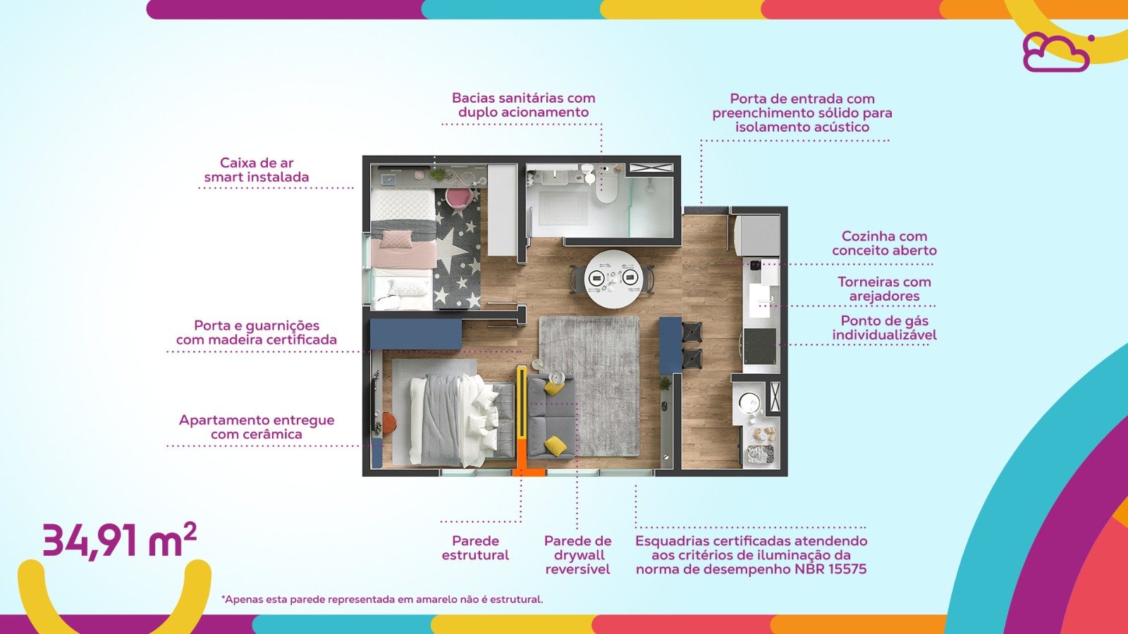 Apartamento Minha Casa Minha Vida na Estância Recife