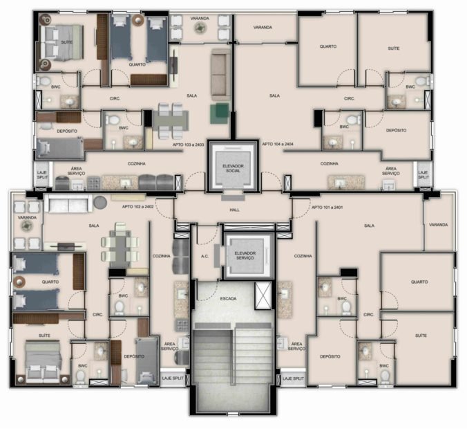 Apartamento a Venda no Cordeiro Nina e Nara