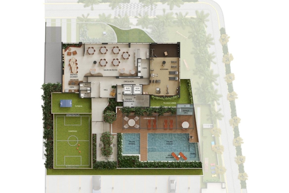 Apartamento 4 Quartos em Boa Viagem D’Azur
