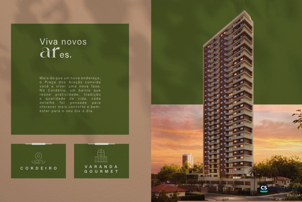 Apartamento a Venda no Cordeiro Praça dos Araçás
