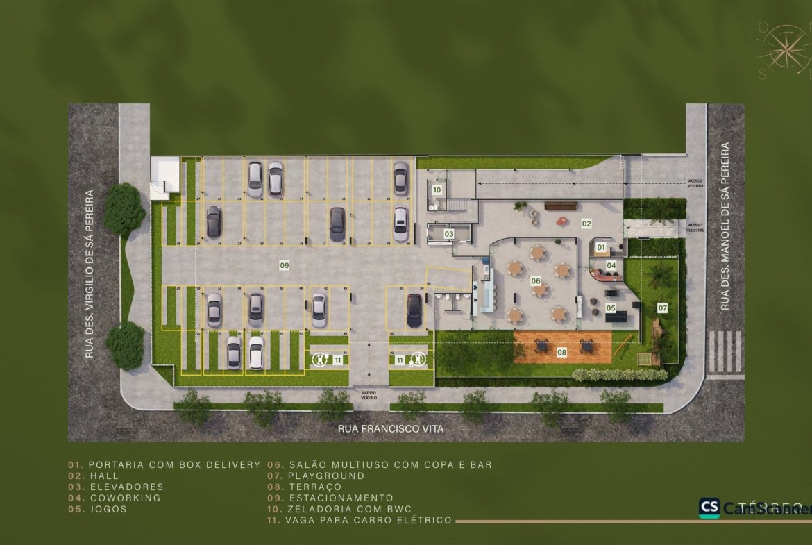 Apartamento a Venda no Cordeiro Praça dos Araçás