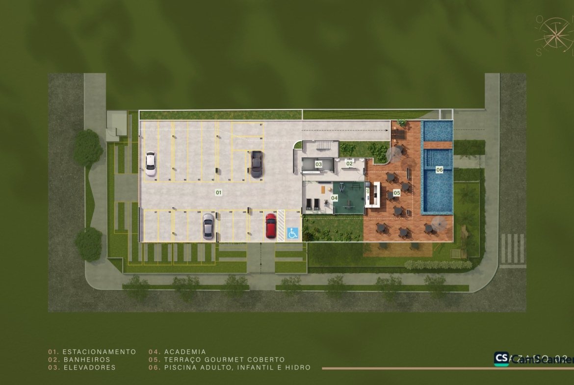 Apartamento a Venda no Cordeiro Praça dos Araçás