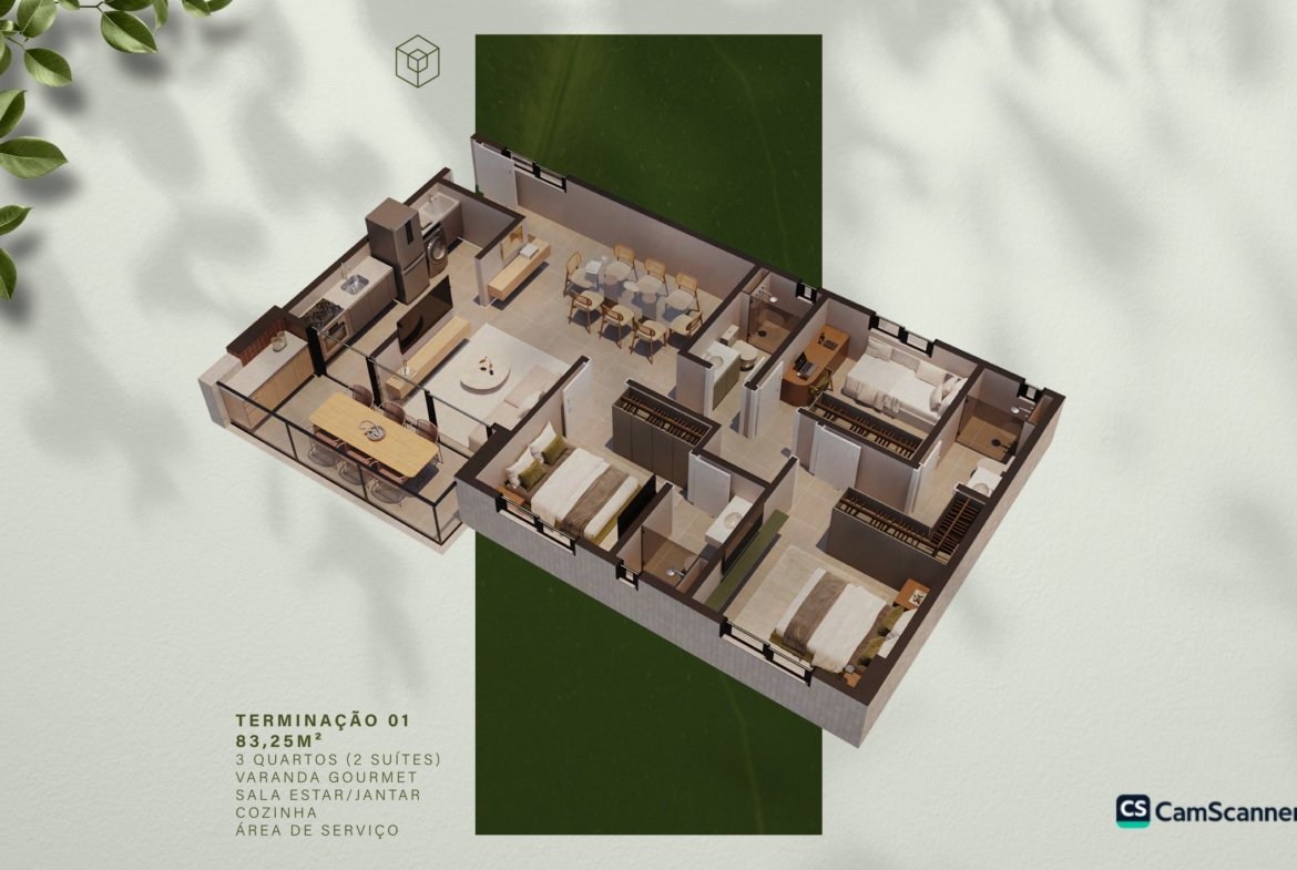 Apartamento a Venda no Cordeiro Praça dos Araçás