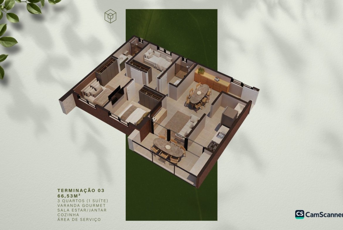 Apartamento a Venda no Cordeiro Praça dos Araçás